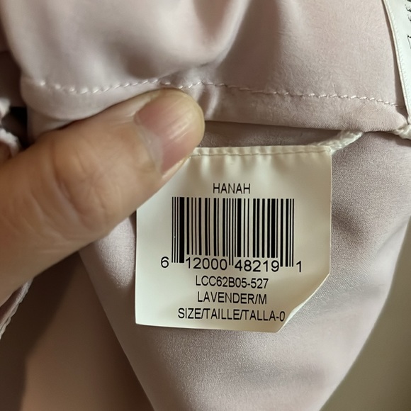 BCBGMAXAZRIA Lavender Sleeveless Lace Asymmetrical Layered Mini Dress 0 - Picture 13 of 16